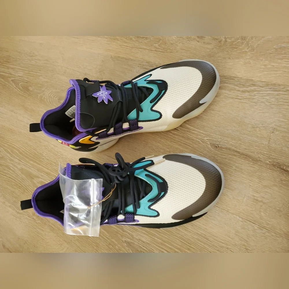 Adidas Kansas Jayhawks Team-Issued BYW Shoes Basketball Program ID1829 12.5